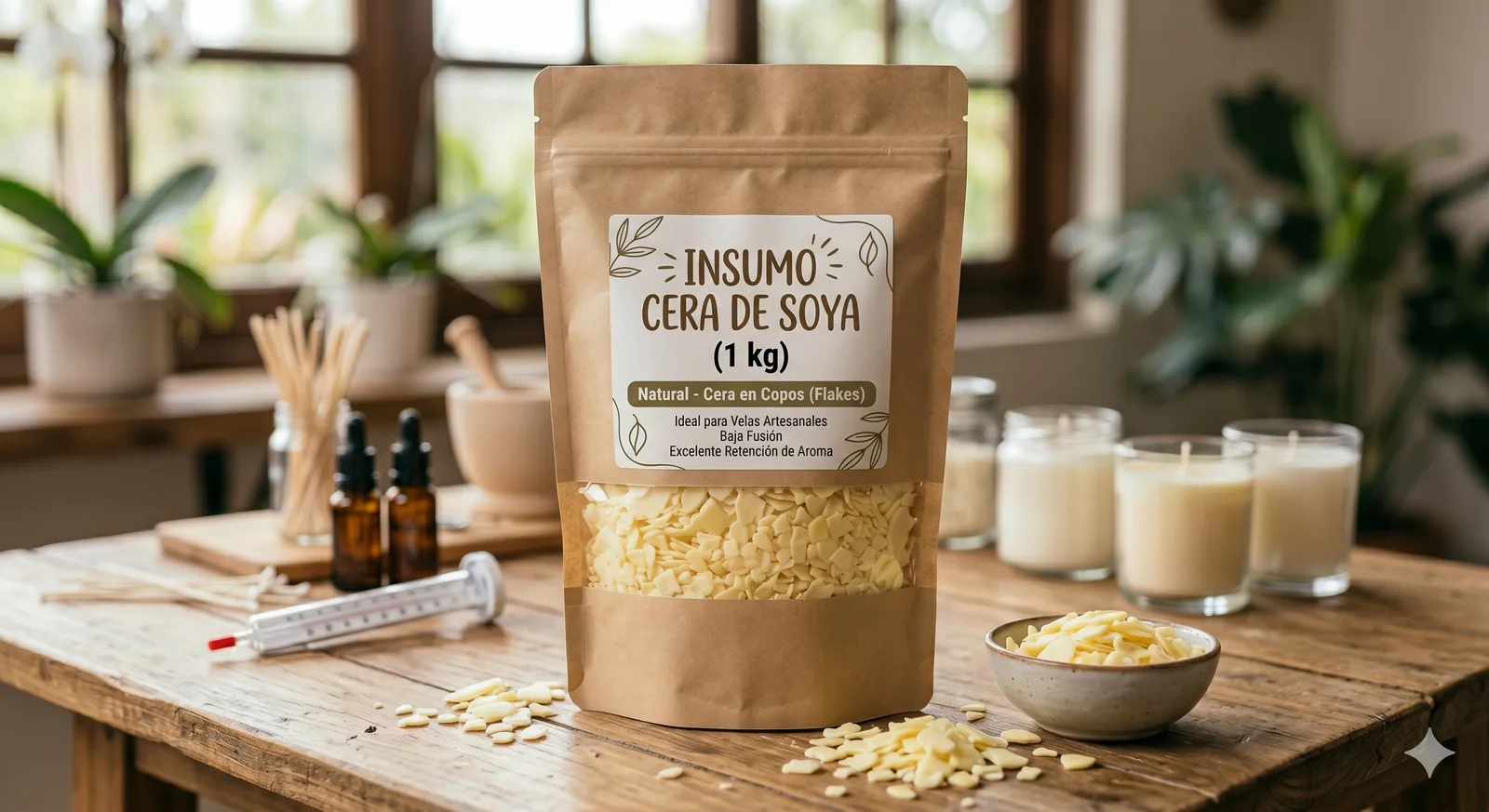 Cera de Soya (1 kg)